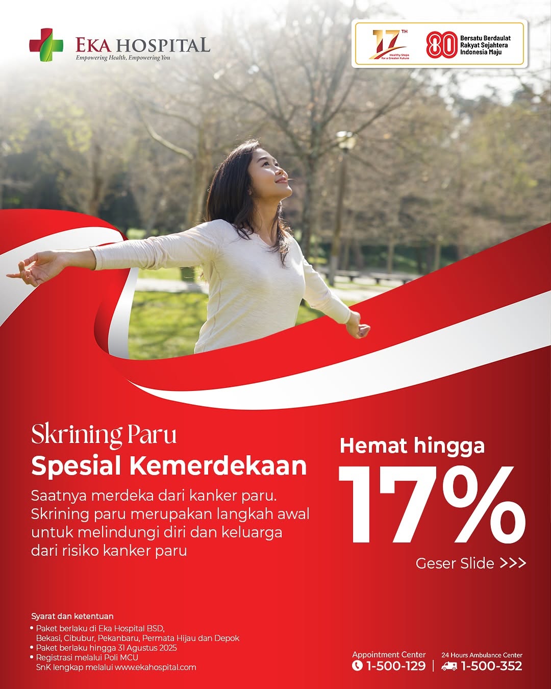 Paket Skrining Paru Spesial Kemerdekaan