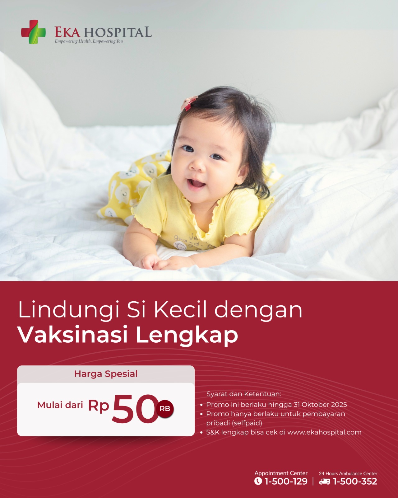 Promo vaksin anak eka hospital