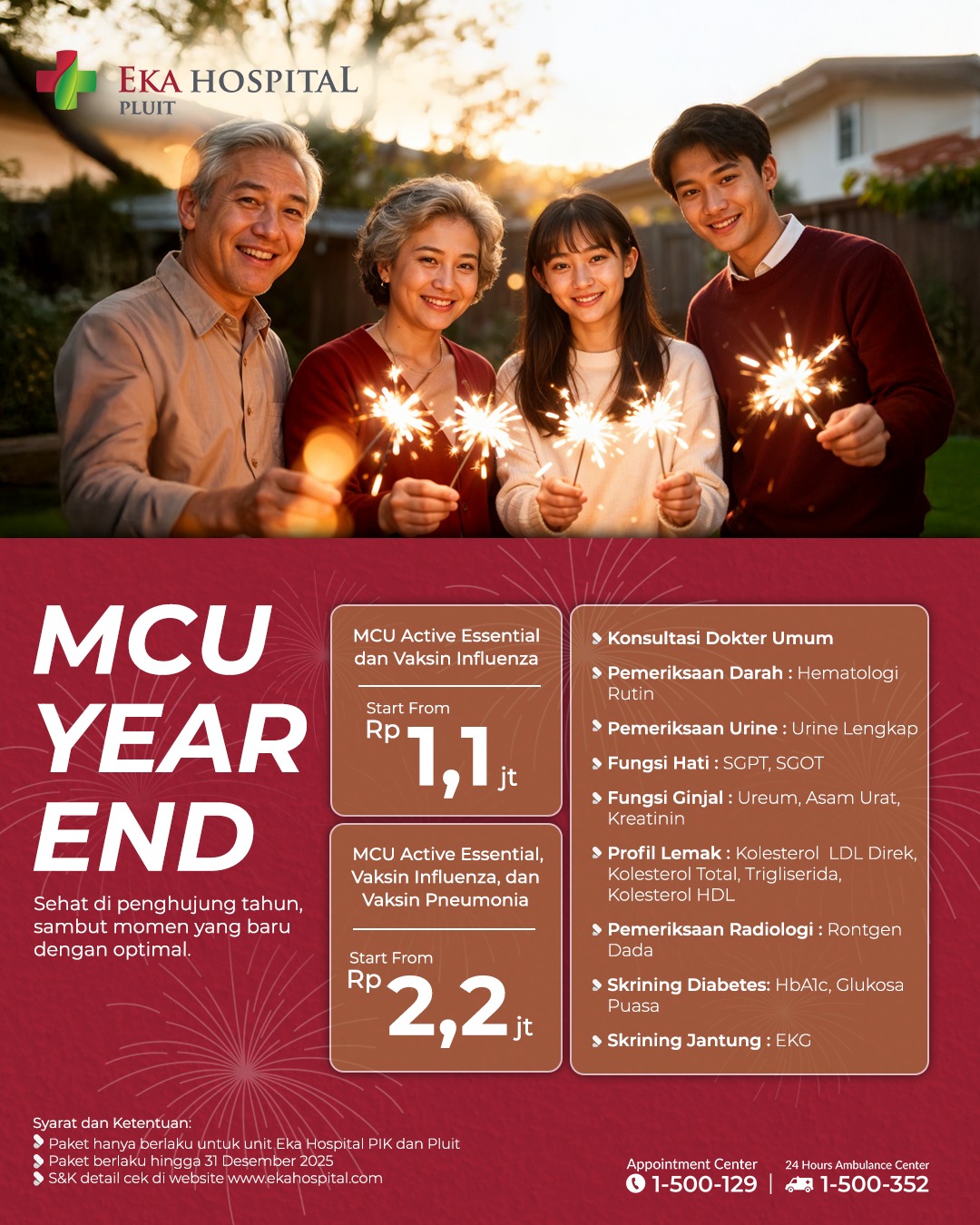 mcu year end eka hospital pik & pluit