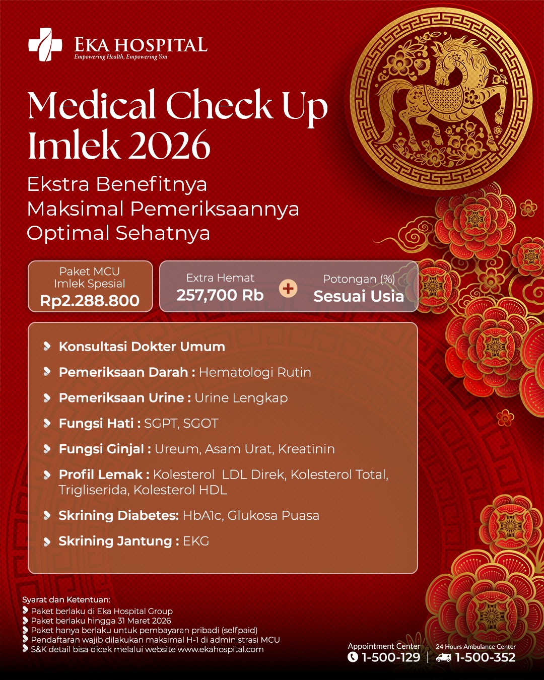 MCU Imlek 2026 Eka Hospital