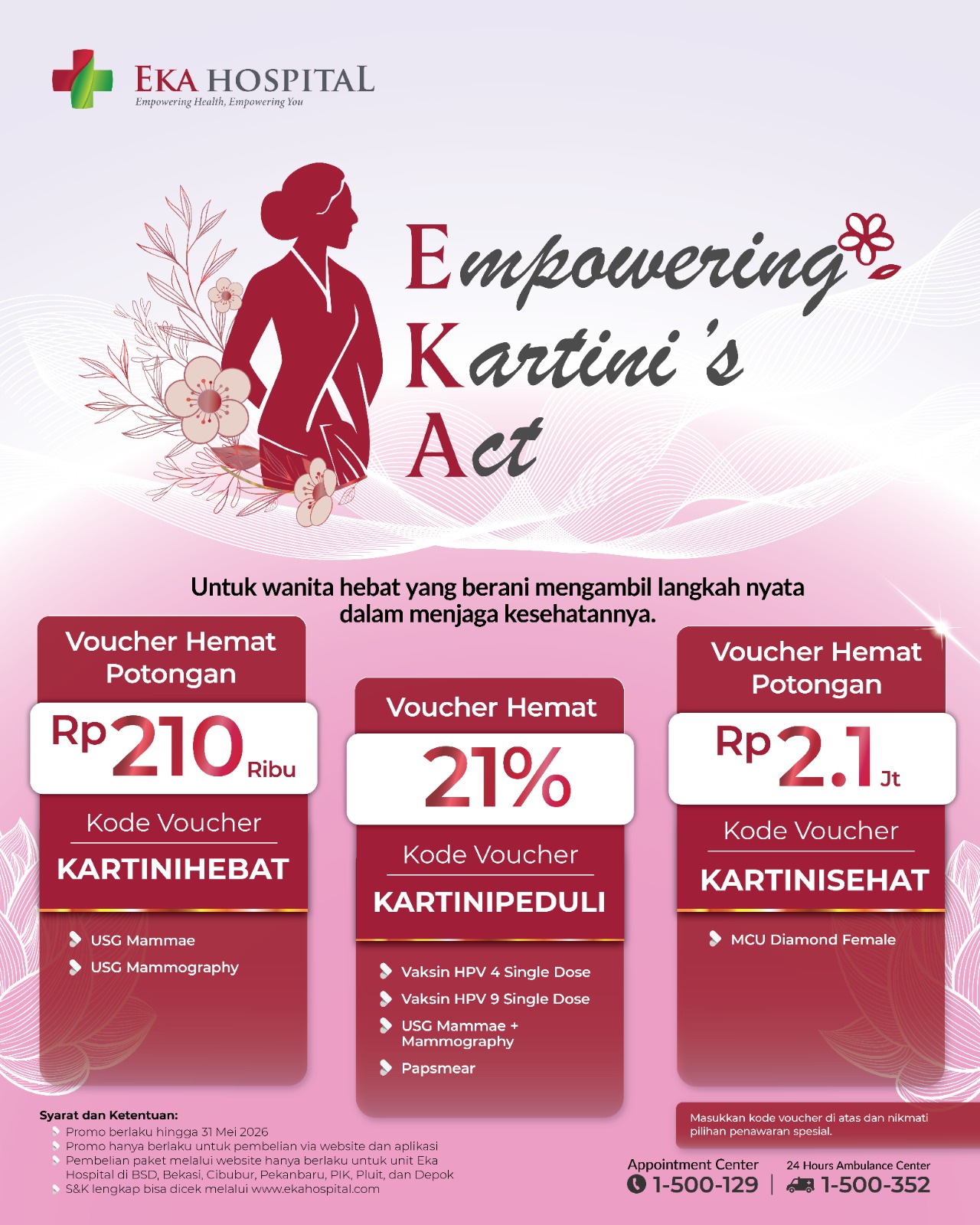 paket pemeriksaan kesehatan hari kartini
